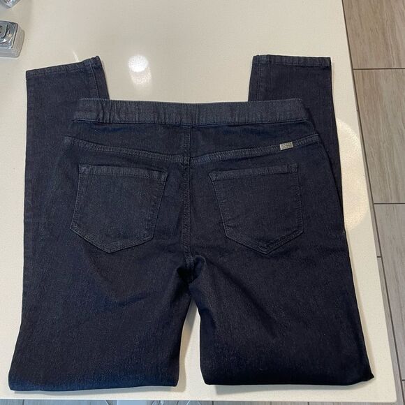 1822 Denim Dark Wash Pull-On Jeggings Stretchy Comfort Fit Pants size 4 - Picture 3 of 6